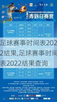 足球赛事时间表2022结果,足球赛事时间表2022结果查询