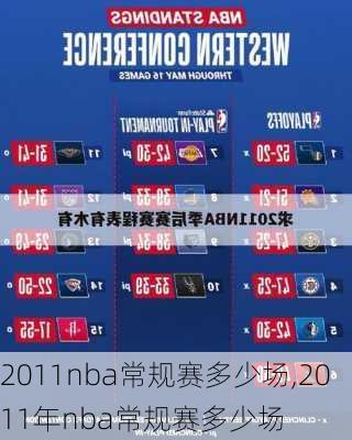 2011nba常规赛多少场,2011年nba常规赛多少场