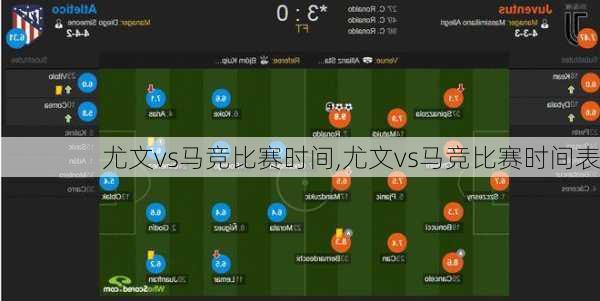 尤文vs马竞比赛时间,尤文vs马竞比赛时间表