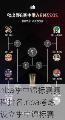 nba季中锦标赛赛程排名,nba考虑设立季中锦标赛