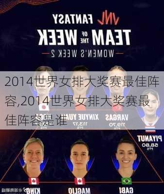 2014世界女排大奖赛最佳阵容,2014世界女排大奖赛最佳阵容是谁