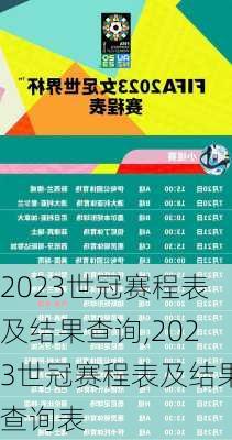 2023世冠赛程表及结果查询,2023世冠赛程表及结果查询表