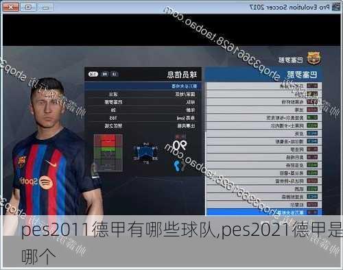 pes2011德甲有哪些球队,pes2021德甲是哪个