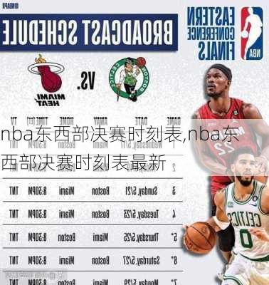 nba东西部决赛时刻表,nba东西部决赛时刻表最新