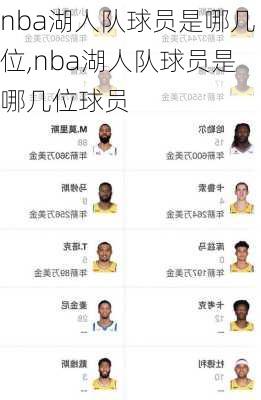 nba湖人队球员是哪几位,nba湖人队球员是哪几位球员