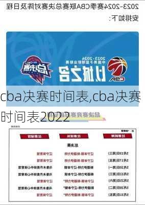 cba决赛时间表,cba决赛时间表2022