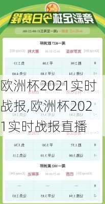 欧洲杯2021实时战报,欧洲杯2021实时战报直播