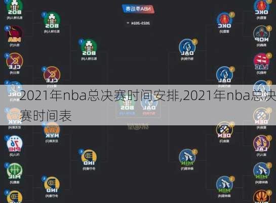 2021年nba总决赛时间安排,2021年nba总决赛时间表