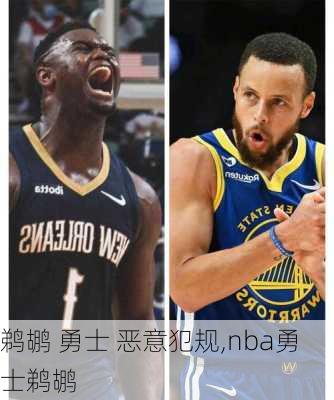 鹈鹕 勇士 恶意犯规,nba勇士鹈鹕