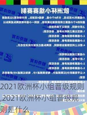 2021欧洲杯小组晋级规则,2021欧洲杯小组晋级规则是什么