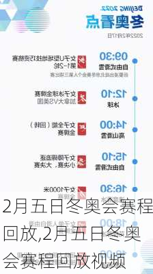 2月五日冬奥会赛程回放,2月五日冬奥会赛程回放视频