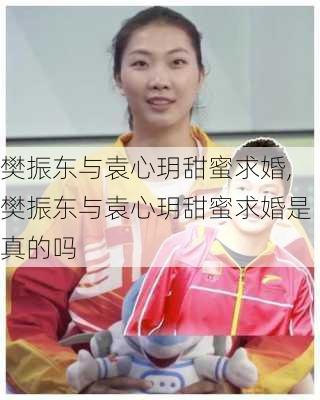 樊振东与袁心玥甜蜜求婚,樊振东与袁心玥甜蜜求婚是真的吗