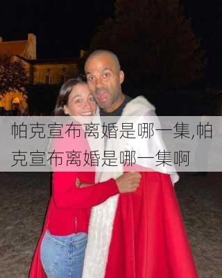 帕克宣布离婚是哪一集,帕克宣布离婚是哪一集啊