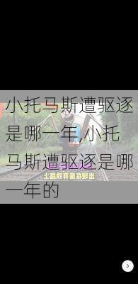 小托马斯遭驱逐是哪一年,小托马斯遭驱逐是哪一年的