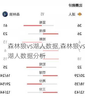 森林狼vs湖人数据,森林狼vs湖人数据分析