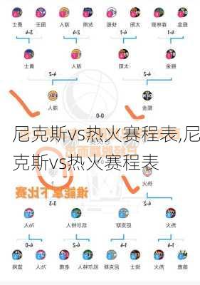 尼克斯vs热火赛程表,尼克斯vs热火赛程表