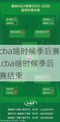 cba啥时候季后赛,cba啥时候季后赛结束