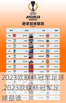 2023欧联杯冠军足球,2023欧联杯冠军足球是谁