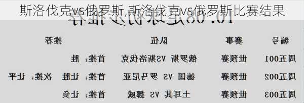 斯洛伐克vs俄罗斯,斯洛伐克vs俄罗斯比赛结果