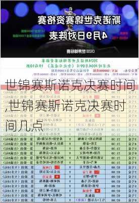 世锦赛斯诺克决赛时间,世锦赛斯诺克决赛时间几点