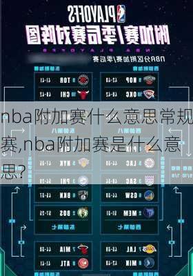 nba附加赛什么意思常规赛,nba附加赛是什么意思?