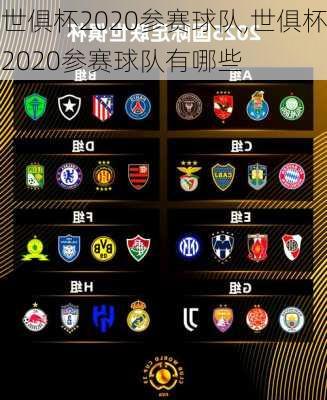 世俱杯2020参赛球队,世俱杯2020参赛球队有哪些